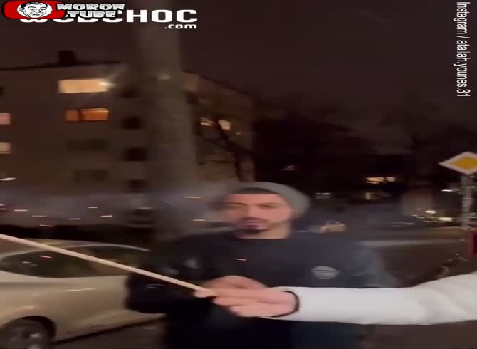 Video :In a Berlin daycare, a Palestinian influencer lights fireworks